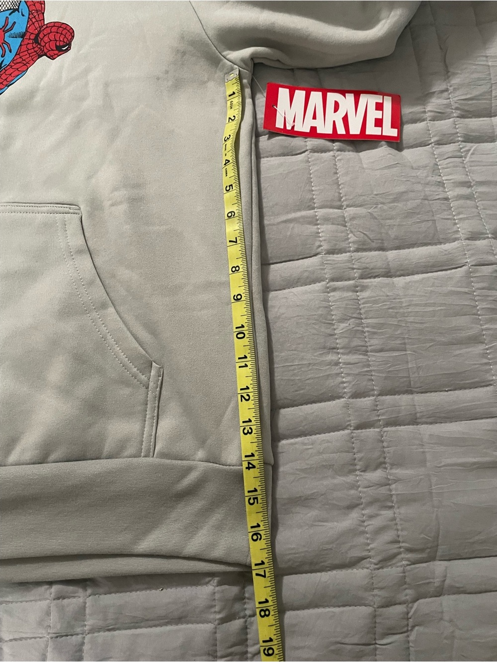 Marvel Spider-Man Graphic Hoodie - Light Gray - Picture 5 of 6